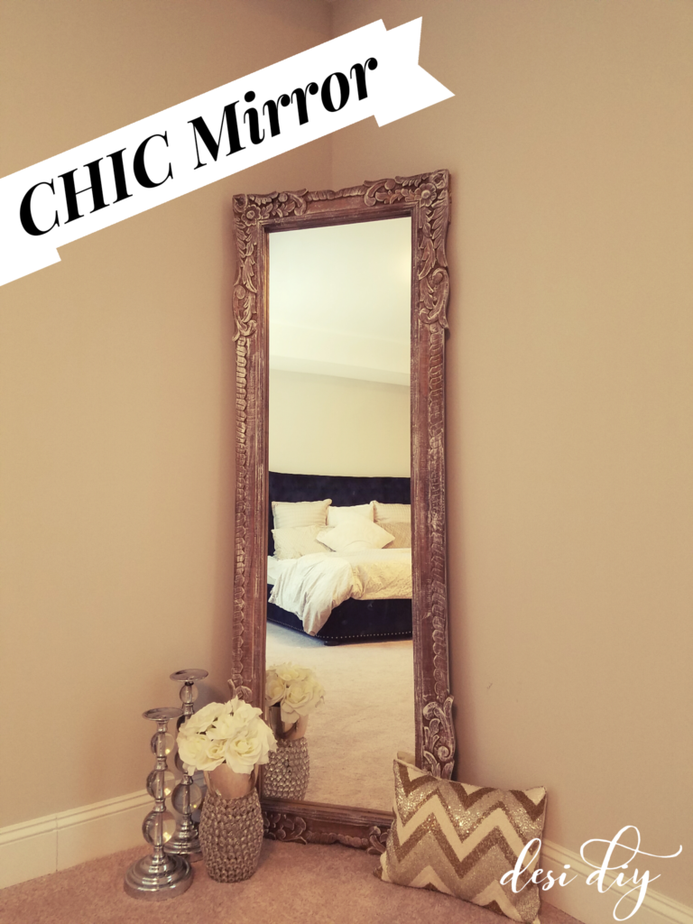 Pier one Imports inspired Whitewashed chic mirror worth 400$ :)!! - DesiDIY